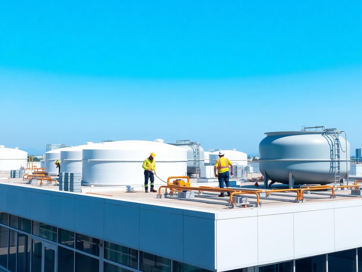 Commercial water tanks